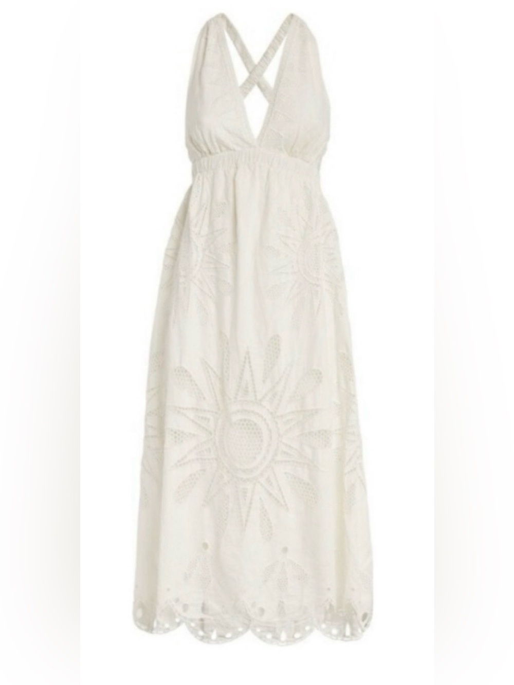 FARM Rio Off-White Maxi Richelieu Lenzing™ Ecovero™ Euroflax™ Maxi Dress